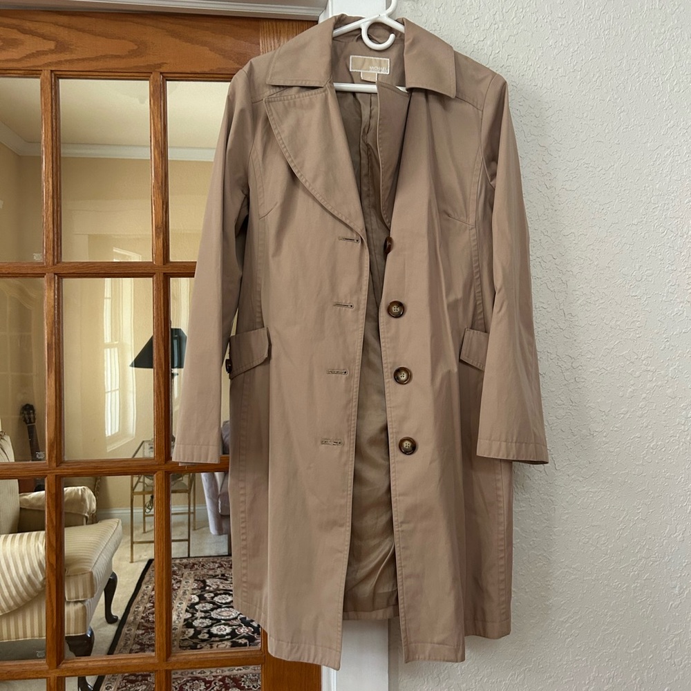 Michael Kors Tan Trench Coat